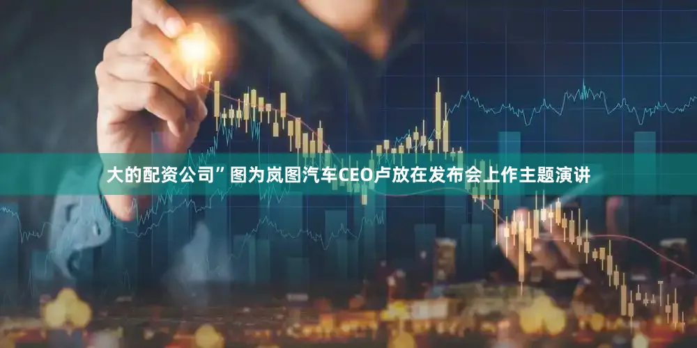 大的配资公司”图为岚图汽车CEO卢放在发布会上作主题演讲